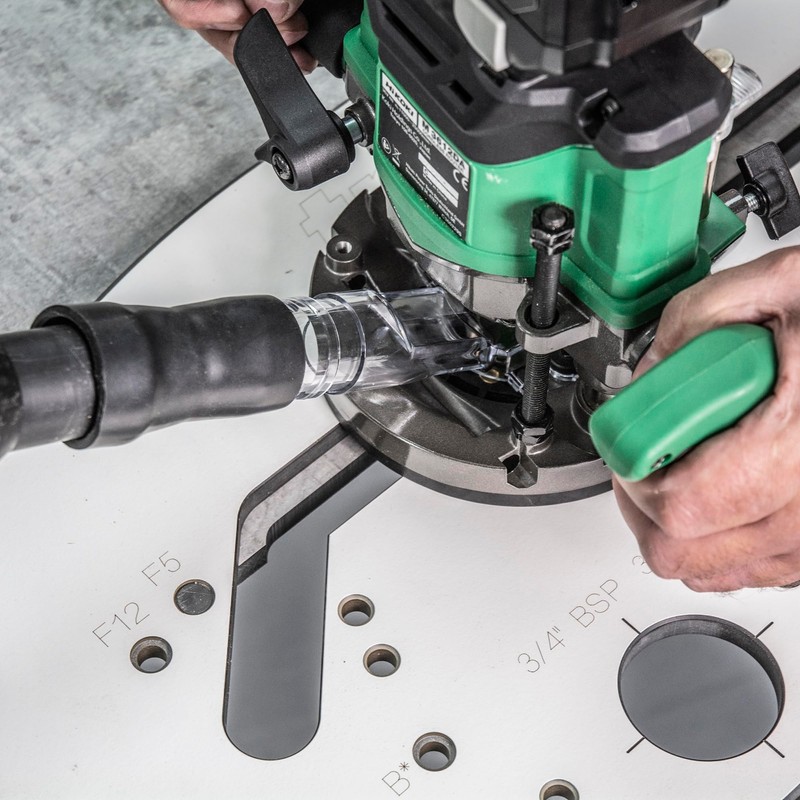 Trend Universal Plunge Router Sub-Base, 150mm, Enhanced Compatibility for 1/4