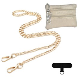 YOUKUI Clip and Go Strap for Phone with Crossbody Lanyard Adjustable Strap with Zipper Pouch Fit for All Phones