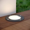 SolarCentre® Dorton Outdoor Anthracite Round Solar Deck Light