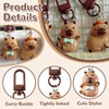 LunarCharm 2 pieces Capybara key ring, cute key ring, key