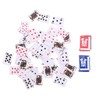 Abaodam 2pcs Miniature Poker Cards Scale Playing Board Game for