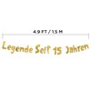 Funny Banner Glitter Banner Legend For 15 Years 15th Birthday