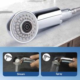 Pull-Out Spray Wand Fits Grohe Pull Out Faucets, Compatible with Grohe Part 46312IE0 / 46298IE0, Chrome