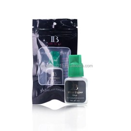 Korea Original IB Glue Green Cap 1-2 Sec 6-7 Weeks 5ml Professional Eyelash Extension Glue Black Adhesive IB Ultra Super Gluecolor: IB Ultra Super Glue, Package: 5ml, Drying Time: 1s