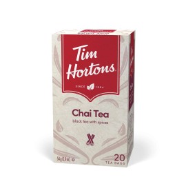 Tim Hortons Chai Tea Bags 20 Count Exotic Black Tea Blend Imported From Canada