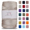 Makromecity Macrame Yarn 2 mm x 230 m, Premium Polyester