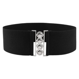AIWITHPM Waist Belt Wide Stretch Belt Women's Elastic Belt for Dress Dresses Evening Dress Jumpsuit