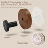 Suction Cup Hooks for Shower, No Drill Adhesive Rustic Bathroom