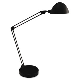LEDU Flex-Reach Domed LED Desk Lamp, Black (L9142BK)