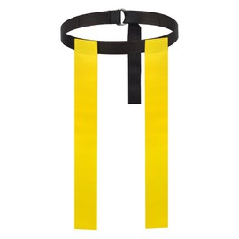 Hsthe Sea Flag Football Belt, PVC Football Belt with 2 Flag Release Buckles for Training Equipment for Teens and Adults (Yellow), yellow