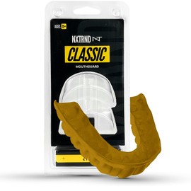 2 Pack Nxtrnd Classic Mouth Guard for All Sports (Gold)