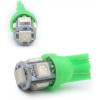 STR 10 pcs T10 168 194 W5W 5SMD Super GREEN