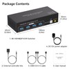 ATLAHET 8K HDMI+Displayport Dual Monitor KVM Switch 2 Monitors 2
