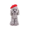 Dog Beret Hat,Pet Cap with Adjustable Elastic Strap, Dog Costume