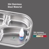Lunch Box Removable Tray Keep Warm Function Food Grade Plastic