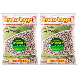3 Set of 2- Broto Legal Feijao Carioca 1kg | Pinto Beans 35oz