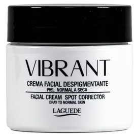 Crema Facial Despigmentante de Día para Piel Normal a Seca | Aclarante y Antimanchas | Con Niacinamida, Oligopéptido 34 y Colágeno | 50 g | Vibrant by