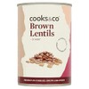 Cooks & Co Brown Lentils, 400g