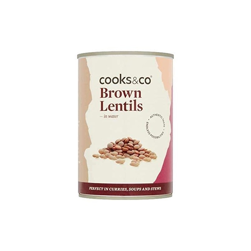 Cooks & Co Brown Lentils, 400g