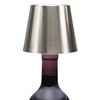 Abbott Collection Cordless Rechargeable LED Bottle Stopper Lamp/Light (Silver, Classic