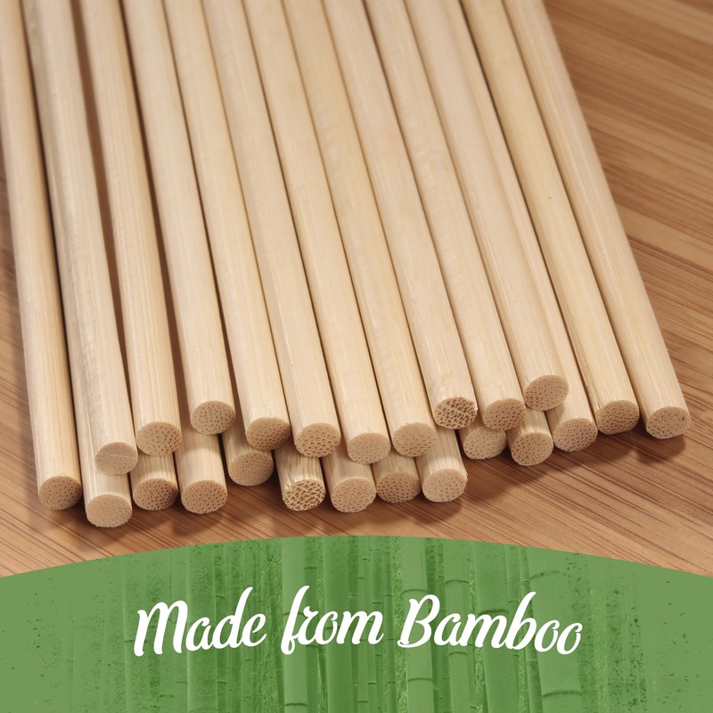 BambooMN 6 mm thick bamboo half-point candy apple, corn dog,
