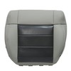 NLQR Driver Side Bottom Replacement Seat Cover Microfiber Leather Gray