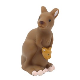 Fisher-Price Replacement Part Little People Noah's Ark, Safari, Jungle or Zoo Playset V8254 - Replacement Brown Female Mom Kangaroo with Baby Joey in Pouch Figure