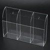 KIMISS Remote Control Holder Remote Control Housing Transparent Acrylic Acrylic