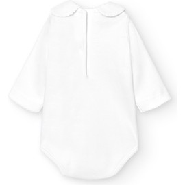 BABIDU Baby Body Cuello Algodon Bodysuit, White, 36 Months