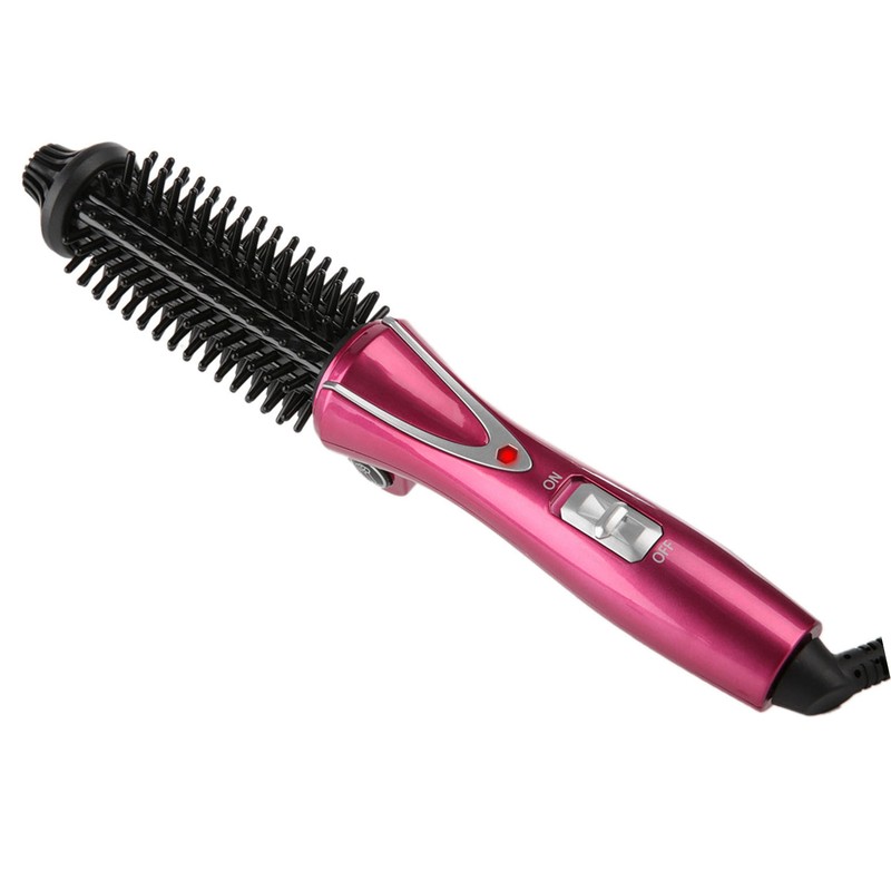 Electric Folding Hair Curler Comb Brush Portable Hair Dressing Beauty