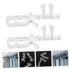 STOBAZA 12pcs Venetian Curtain Clip Artificial Floral Drapery Clip Vertical