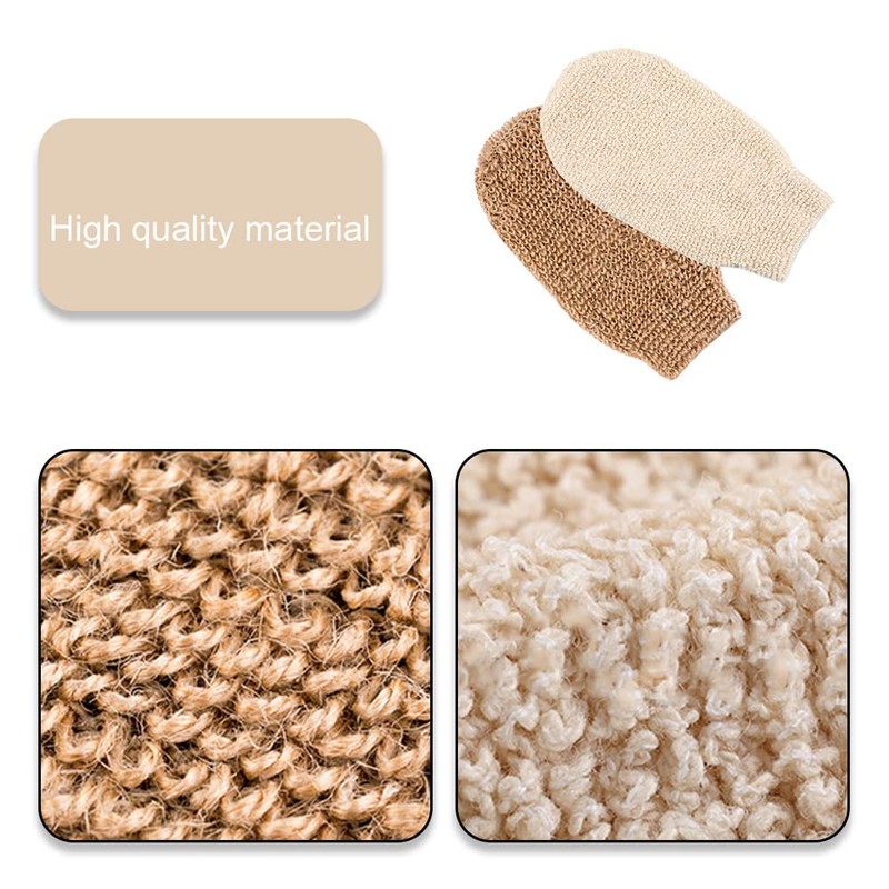 CHAOYUELYF 2 Pack Exfoliating Glove Bath Shower Glove Dead Skin