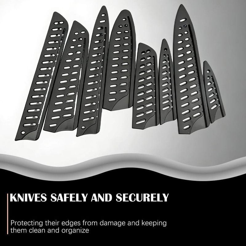 8 Pack Safety Knife Cover Sleeves, Knife Sheath, Knife Edge
