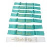 8Pcs Bride Bridesmaid Sash Gold Letters Hypoallergenic Material Wedding Bride