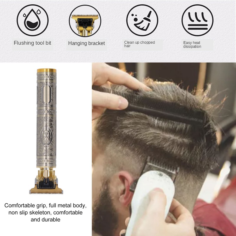 T Blade Hair Trimmer USB Charging Electric Compact Portable Professional