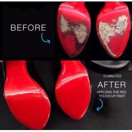 Unbranded Paint To Restore Christian Louboutin Shoes Red Bottoms Red Soles Re-finish