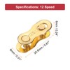 sourcing map 4pcs Bicycle Missing Link 12 Speed Reusable Steel