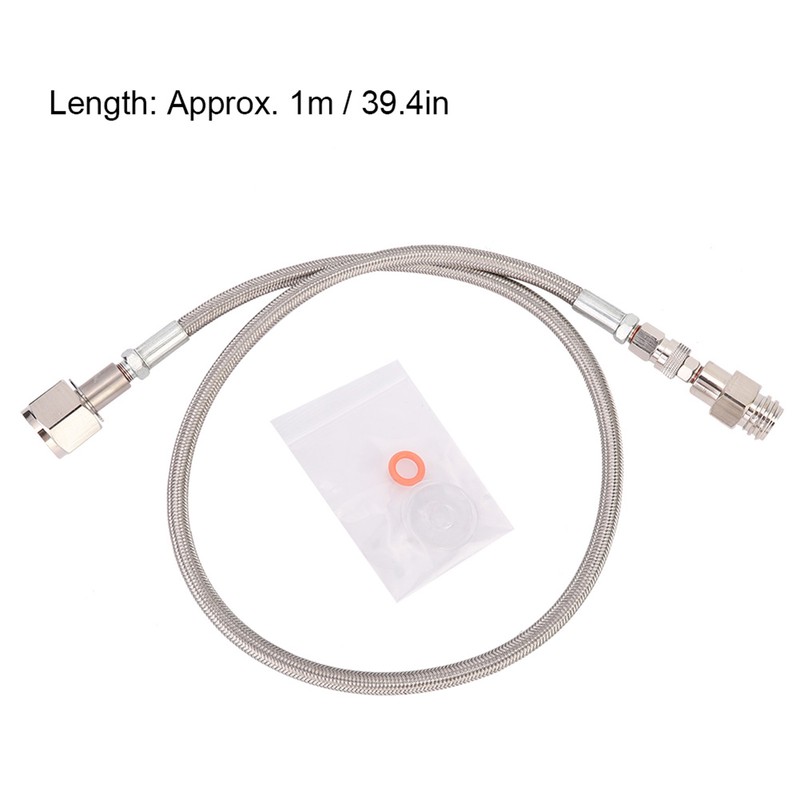 1m G1/2 High Pressure Hose CO2 to External CGA320 Tank