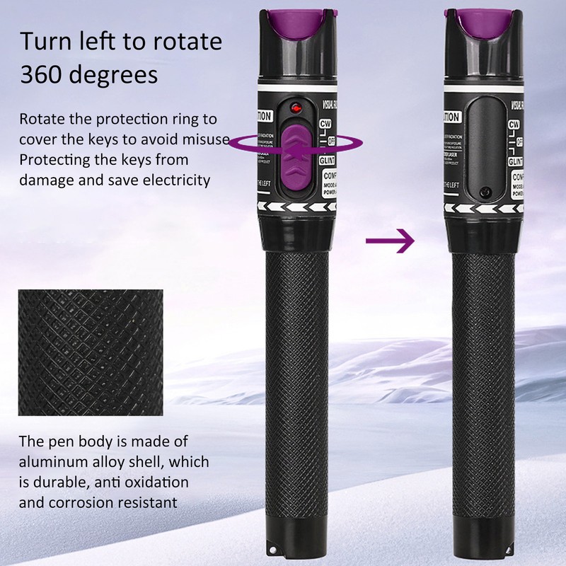 Optical Fiber Visual Fault Locator Powerful Stable Good Penetration Effect