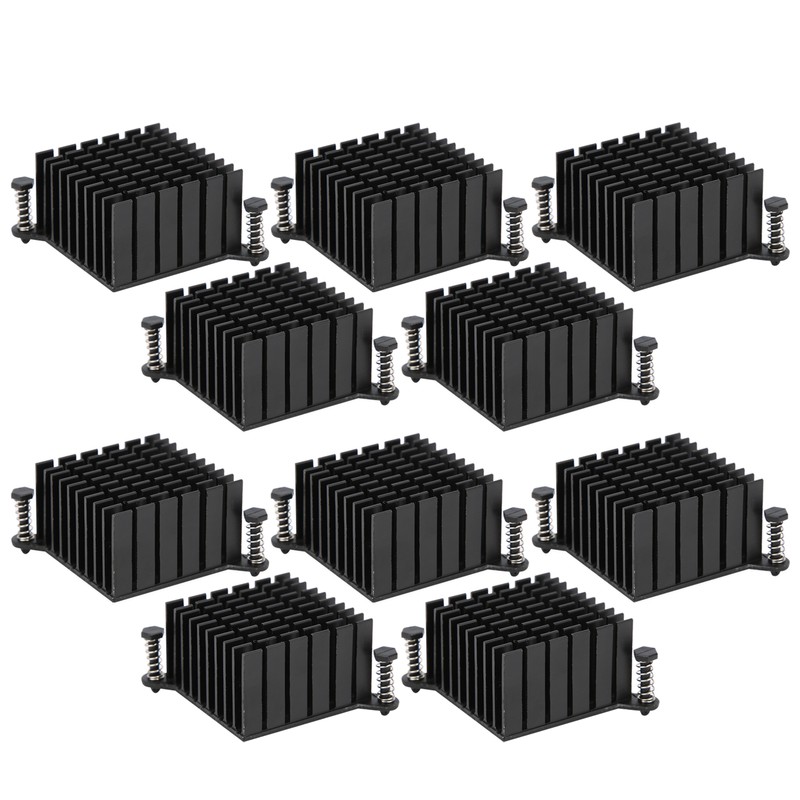 10Pcs Compact Motherboard Radiator Aluminum Cooling System for Computers Heat