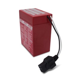 Technical Precision Super 6 Volt Red Battery (6V) 00801-0712 for Electric Ride-On Vehicles
