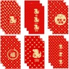 YQQZQChinese Hongbao,18Pcs Red Envelope Paper Pocket,Lucky Money Envelope Chinese Traditional