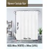 SANBREVE Cortina De Baño Lavable Tela Poliéster Impermeable 180*180cm