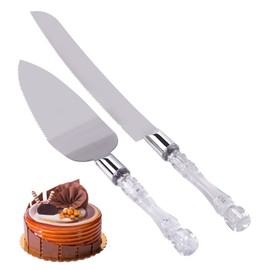 Jedids Cortador de Pastel, Juego de Cuchillos y Servidores para Tartas de Boda, Juego de Corte de Pasteles para Tartas de Boda, Incluye Cortador de Pasteles y Servidor de Pasteles