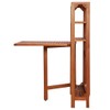 vidaXL Solid Acacia Wood 3 Piece Bistro Set - Folding