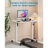 Xyndyx Small Height Adjustable Electric Standing Desk, 31.5" x 23.6"