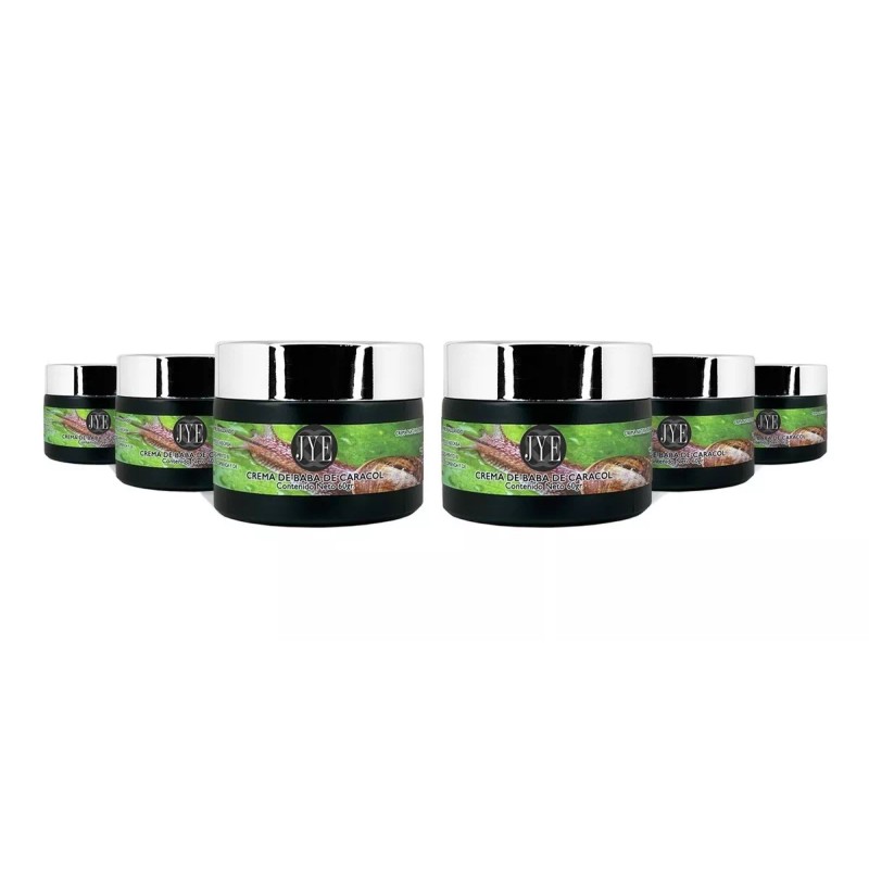 Jye Distribuidora de Belleza 6 Frascos De Crema De Baba