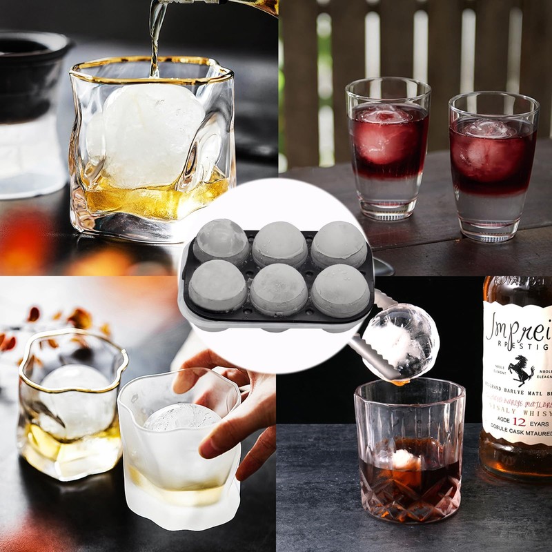 Ice Ball Machine Ice Cube Tray Ball Mould with Funnel