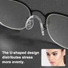 15 Pcs Eyeglasses Nose Pads, Saddle Bridge Nose Pads Soft