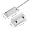 PATIKIL Garage Door Magnetic Contacts Switch, NO Wired Magnetic Reed